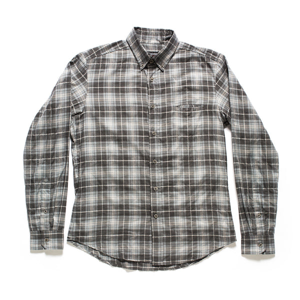 All Year Plaid Button Down - Grey
