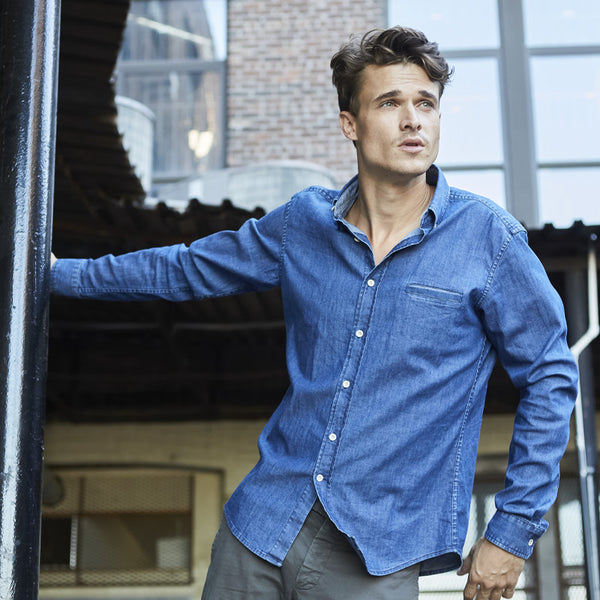 Milano Denim Button Down - Men's